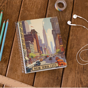 Agenda Poster de Viajes Vintage Nueva York