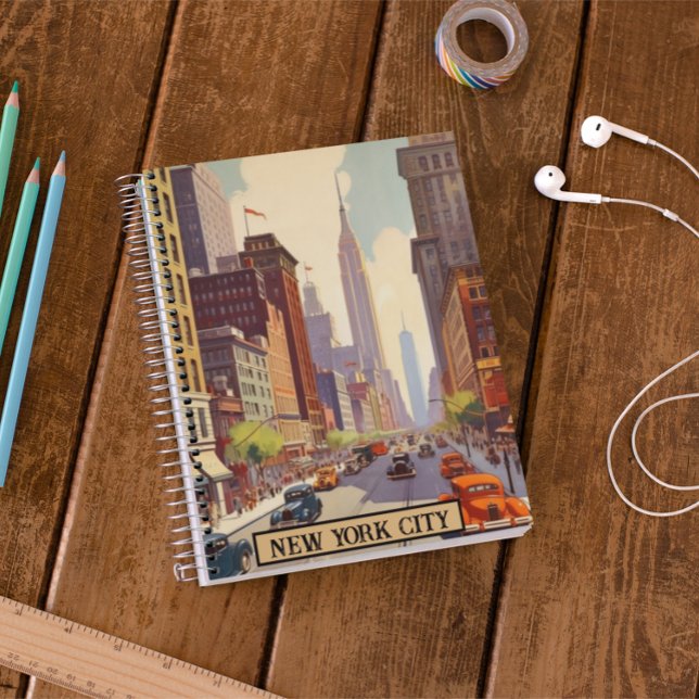 Agenda Poster de Viajes Vintage Nueva York (Subido por el creador)