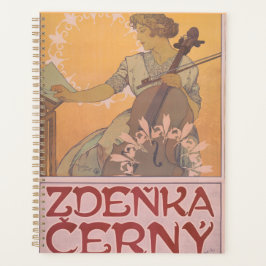 Agenda Póster de Zdenka Cerny por Alphonse Mucha