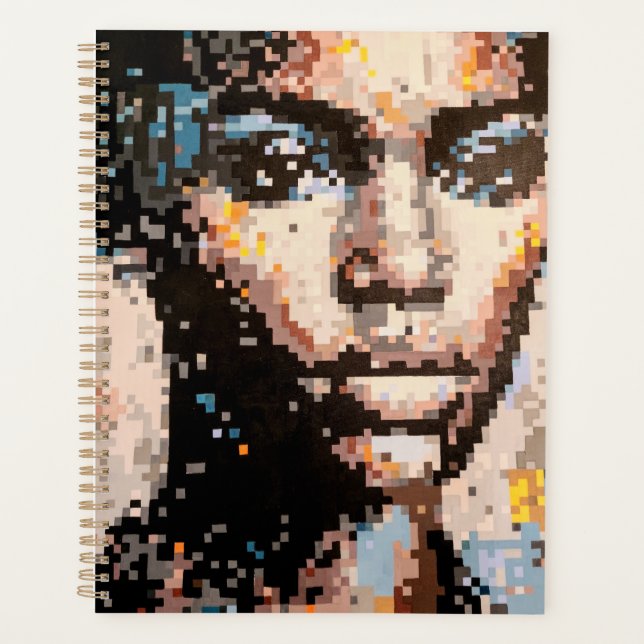 Agenda Powerful pixel portrait (Anverso)