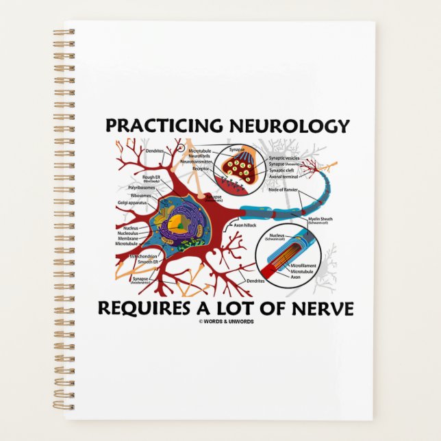 Agenda Practicar Neurología Requiere Mucho Geek Nerve (Anverso)