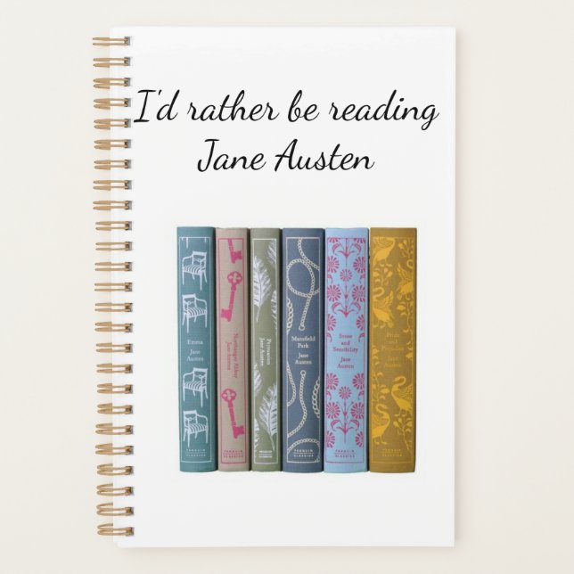 Agenda Prefiero leer a Jane Austen Panner (Anverso)