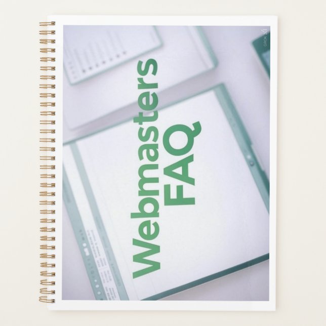 Agenda Preguntas frecuentes de WebMasters (Anverso)