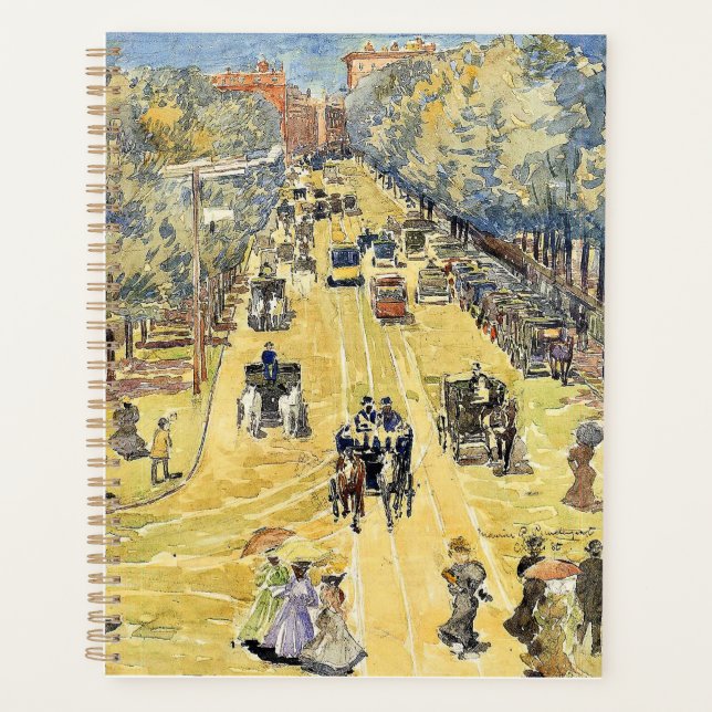 Agenda Prendergast - Charles Street, Boston, (Anverso)