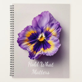 Agenda Pressed Flower Memory | Sentimental Botanical Keep