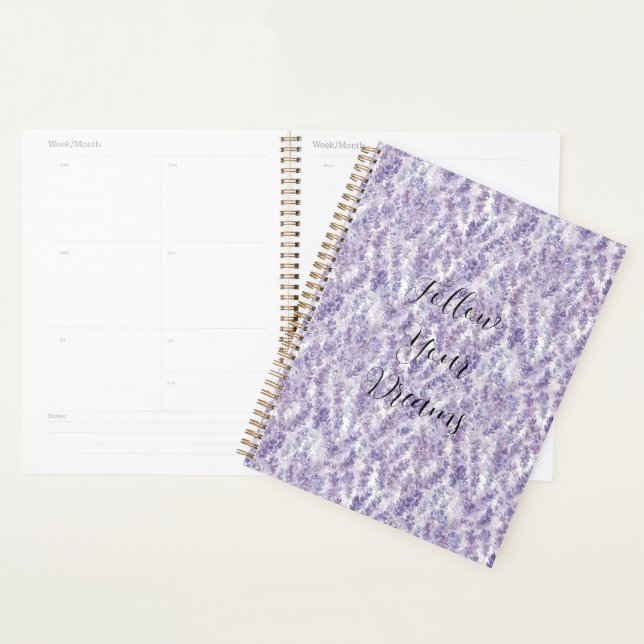 Agenda Pretty Lavender Flowers   (Demostración)