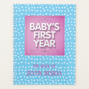 Agenda Primer año del bebé personalizado