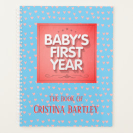 Agenda Primer año del bebé personalizado