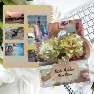 Agenda Primer Collage de fotos de las flores de primavera