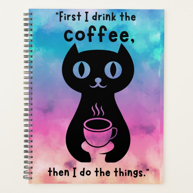 Agenda Primero bebo el café y luego hago esto (Anverso)