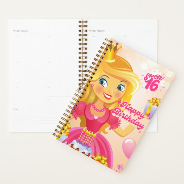Agenda Princesa 16º cumpleaños (Demostración)