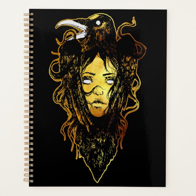 Agenda Princesa abrazada por un cuervo (Anverso)