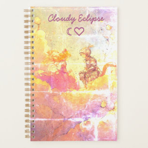 Agenda Princesa Chica Gato Kawaii y planificadora de niño