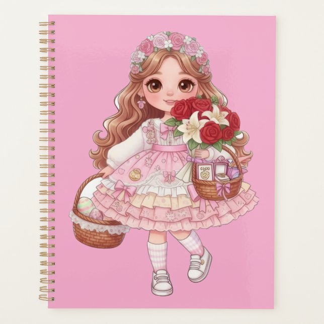 Agenda princesa de corazones (Anverso)