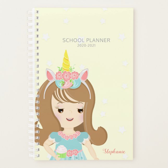 Agenda Princesa de Unicorn (Anverso)