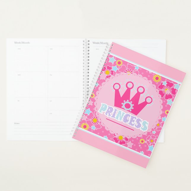 Agenda Princesa, rosa (Demostración)