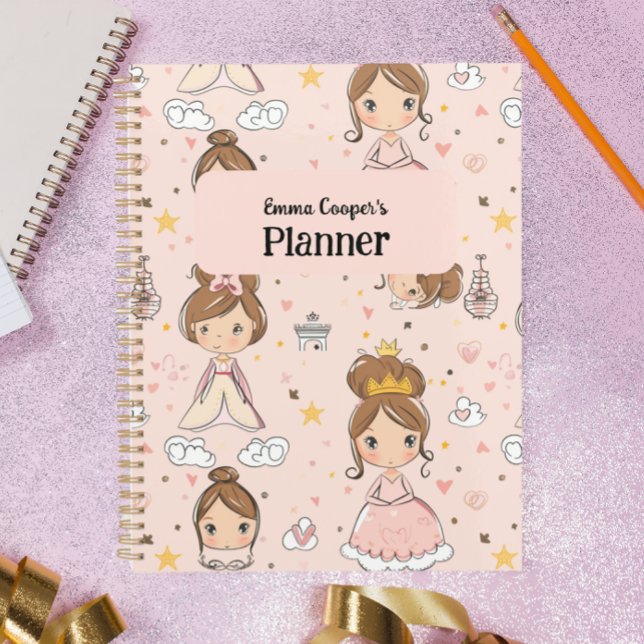 Agenda Princesas y corazones Pasteles suaves para niños (Subido por el creador)