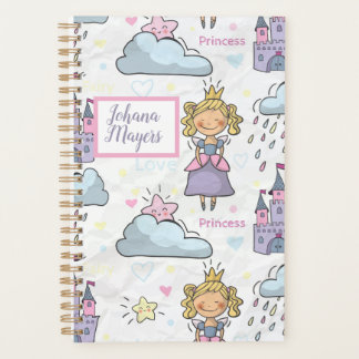 Agenda Princess planner Princess castle girl notebook