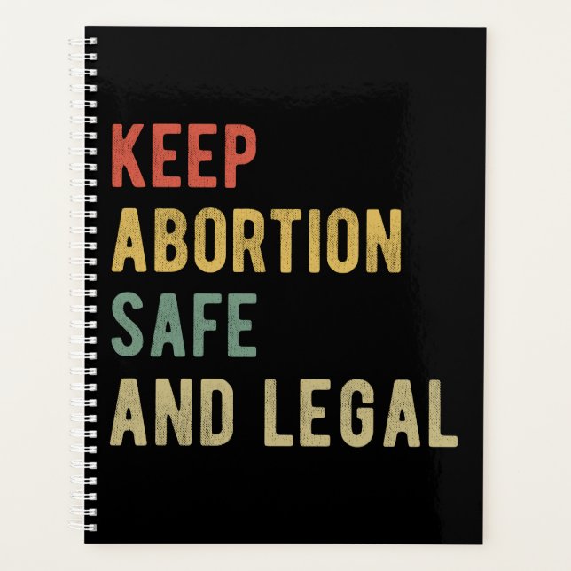 Agenda Pro Aborto - Mantener El Aborto Seguro Y Legal I (Anverso)