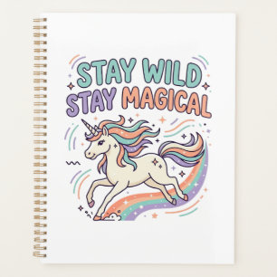 Agenda Producto de moda gráfico Unicornio Permanece Salva