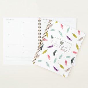 Agenda Profesor de Apple Feather Boho