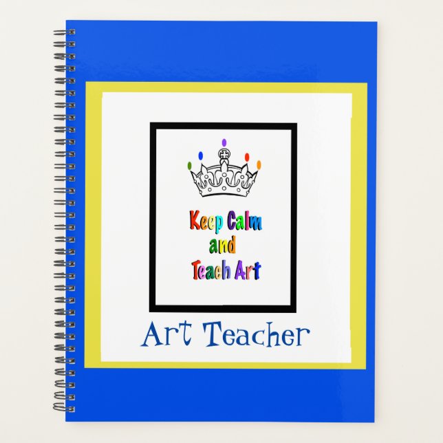 Agenda Profesor de arte (Anverso)