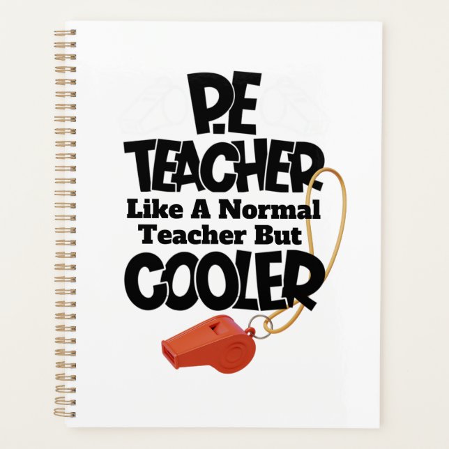 Agenda Profesor de P.E. como profesor normal pero más frí (Anverso)