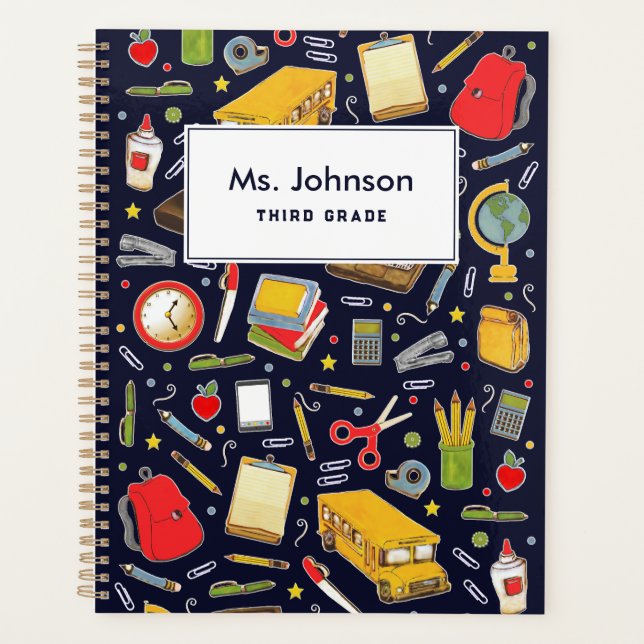 Agenda Profesor personalizado (Anverso)