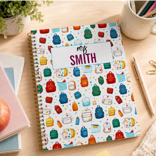 Agenda Profesor Personalizado – Nombre Personalizado Regr