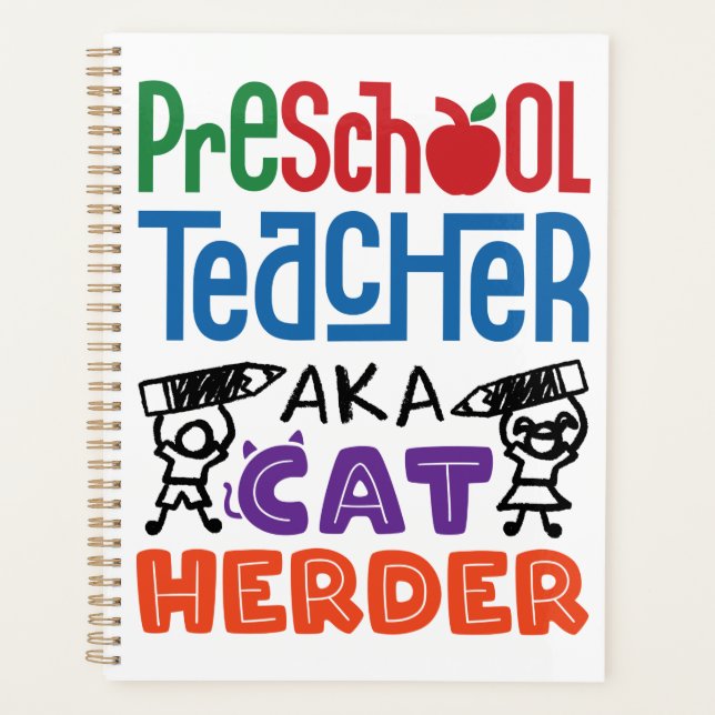 Agenda Profesor preescolar, alias Pastor de Gatos (Anverso)