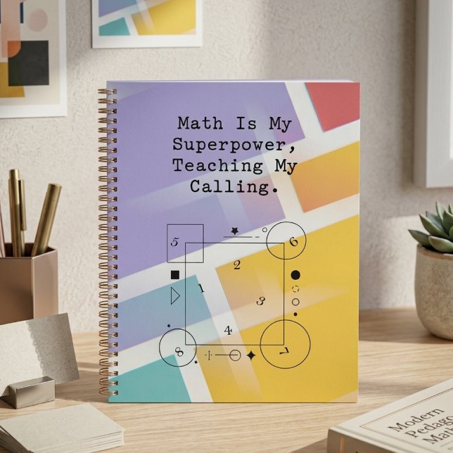 Agenda Profesor Superpoder Matemático | Vocación y Pasión (Subido por el creador)