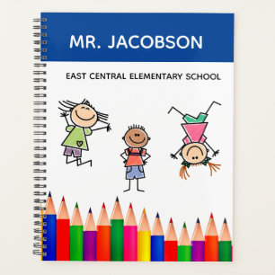 Agenda Profesora personalizada de escuela primaria