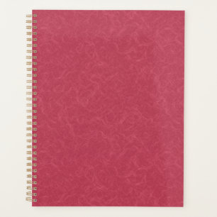 Agenda Profundo patrón de remolino de color rosa