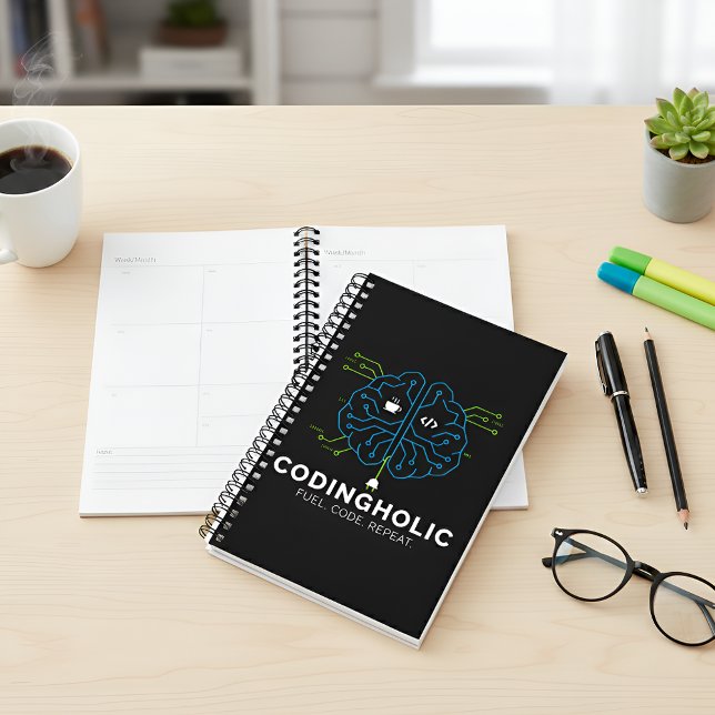 Agenda Programmer Brain Coding Daily Planner (Subido por el creador)