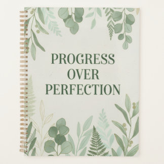 Agenda Progress over Perfection Journal