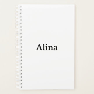 Agenda Promoción de marca simple pequeña 5.5" x 8.5"