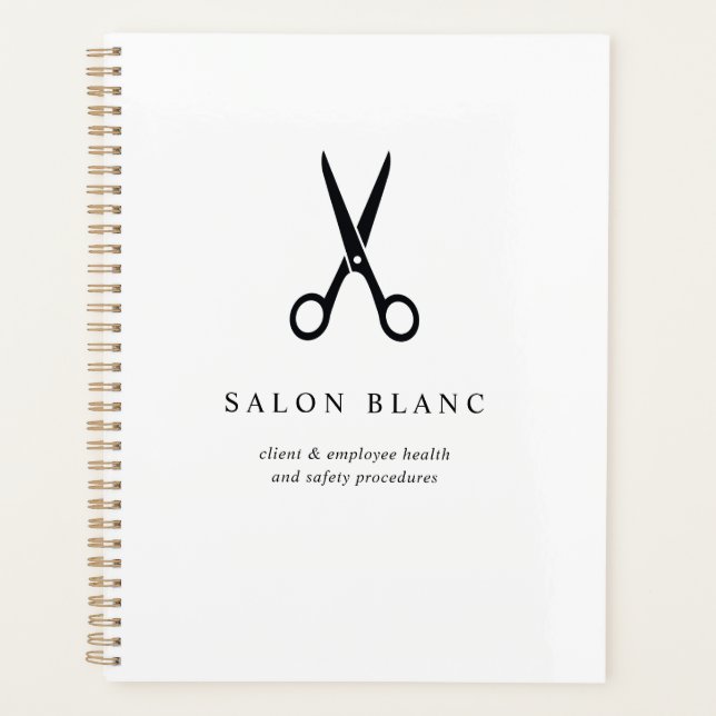 Agenda Promocional para Negocios de Salón (Anverso)