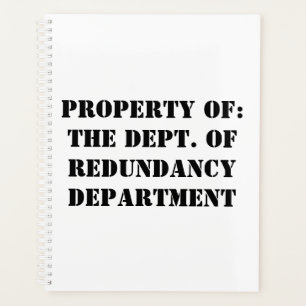 Agenda Propiedad del Departamento de Redundancia