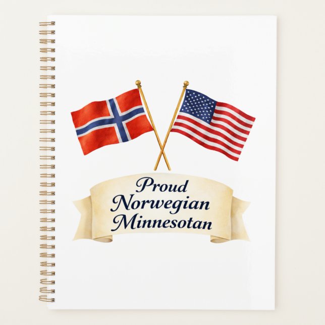 Agenda Proud Norwegian Minnesotan Heritage Planner (Anverso)