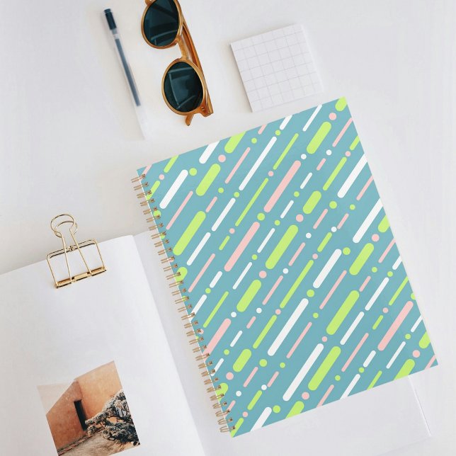 Agenda Prussian Blue Line Pattern Planner (Subido por el creador)