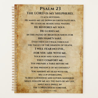 Agenda Psalm 23  { NHEB version.}