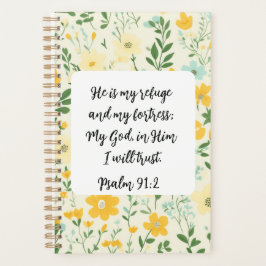 Agenda Psalm 91:2 Christian Planner