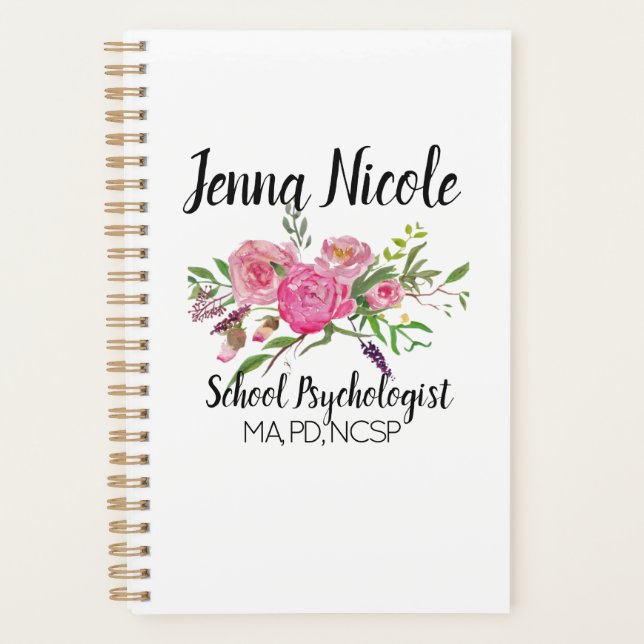 Agenda Psicología escolar (Anverso)