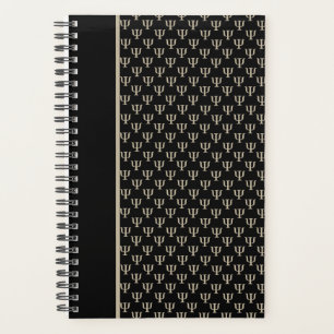 Agenda Psicólogo Planner en negro