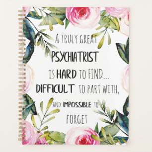 Agenda Psiquiatra Gracias regalo de agradecimiento