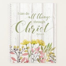 Agenda Puedo hacer todas las cosas a través de Cristo, Ph