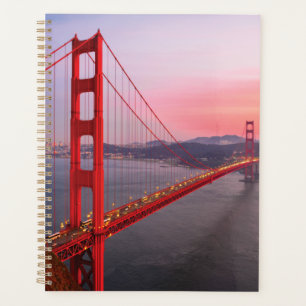 Agenda Puente de la puerta de oro tira almohada