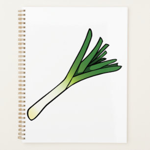 Agenda Puerro Verde Simple Verdura