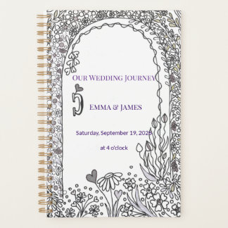 Agenda Puerta de Boda de Jardin Pequeña Elegante y Capric