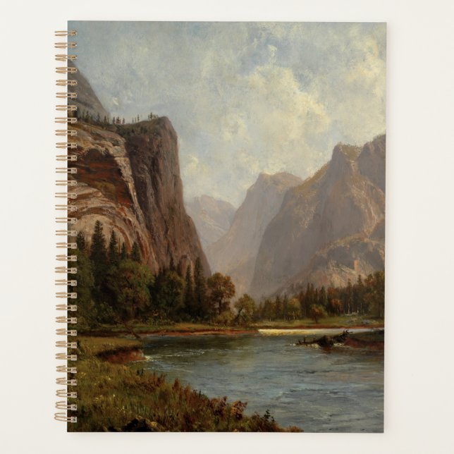 Agenda Puerta del Yosemite - Albert Bierstadt (Anverso)